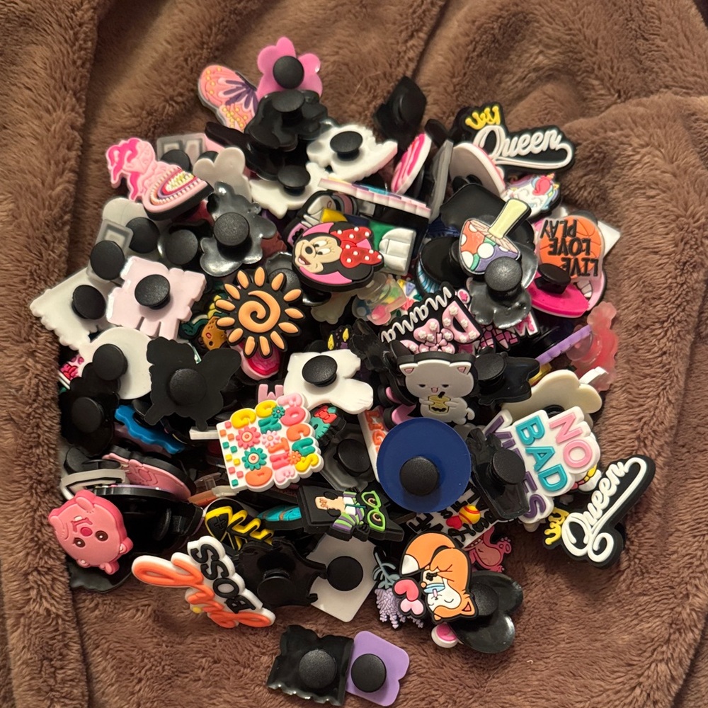 Colorful Cartoon Shoe Charms Set